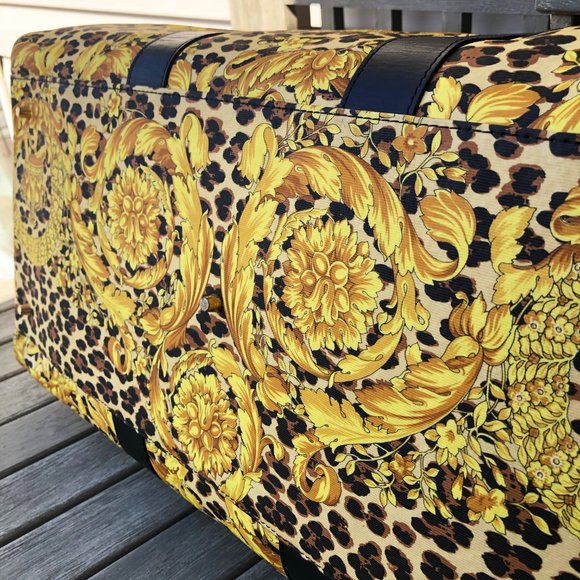 Versace Baroque Cheetah Duffle Bag - Picture 10 of 14
